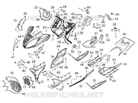 CARENAGEM FRONTAL  400 kymco-motociclos XCITING XCITING 400I 4T EURO III 10
