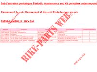 KIT MANUTENÇÃO para Kymco KYMCO UXV 700I EPS 4T EURO II