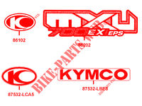 EMBLEMA para Kymco MXU 700I EX EPS IRS 4T EURO II