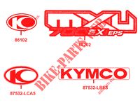 EMBLEMA para Kymco MXU 700I EX EPS IRS 4T EURO 4