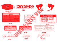 EMBLEMA para Kymco XTOWN 125 I CBS EXCLUSIVE EURO 4