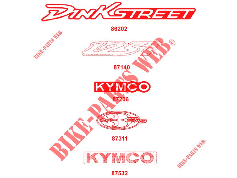 EMBLEMA para Kymco DINK STREET 125 I 4T EURO III