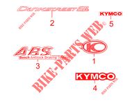 ADESIVO LIMITED EDITION para Kymco DINK STREET 300 I ABS EURO III -avec warning-