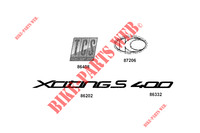 EMBLEMA para Kymco XCITING S 400i TCS 4T EURO 5