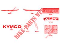 EMBLEMA para Kymco K-PW 50 4T EURO II