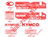 EMBLEMA para Kymco MXU 300 R 4T EURO II