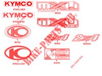EMBLEMA para Kymco MXU 400 2X4 - 4X4 4T EURO II