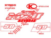 EMBLEMA para Kymco MXU 50 2T EURO II